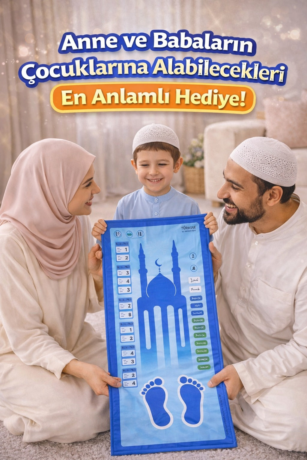 RavzaHanem™-Namaz Rehberi Seccadesi