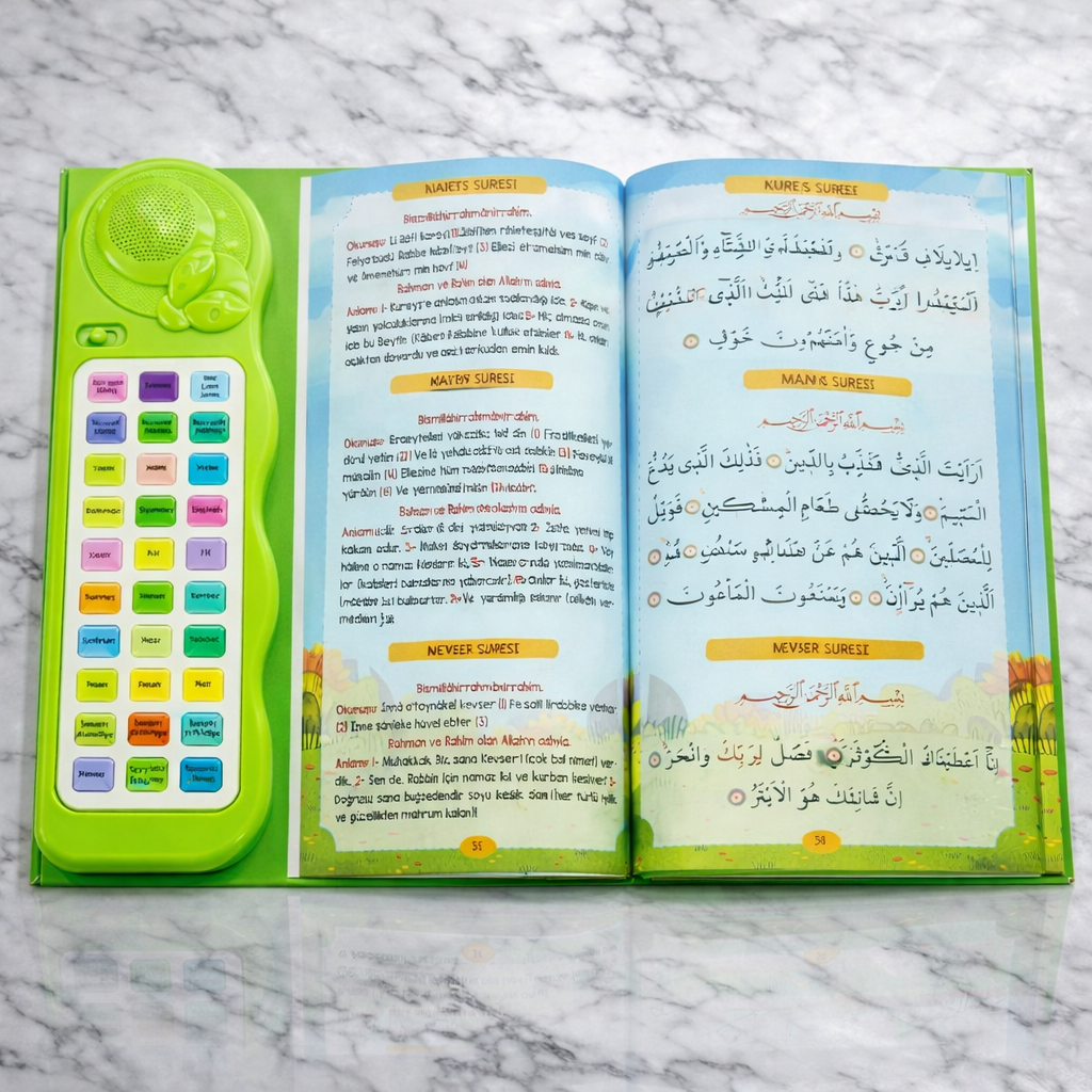 Ravza Hanem™-Kendi Başına 10 Saatte Kur’an Öğrenme Rehberi (Sesli Cihazlı)